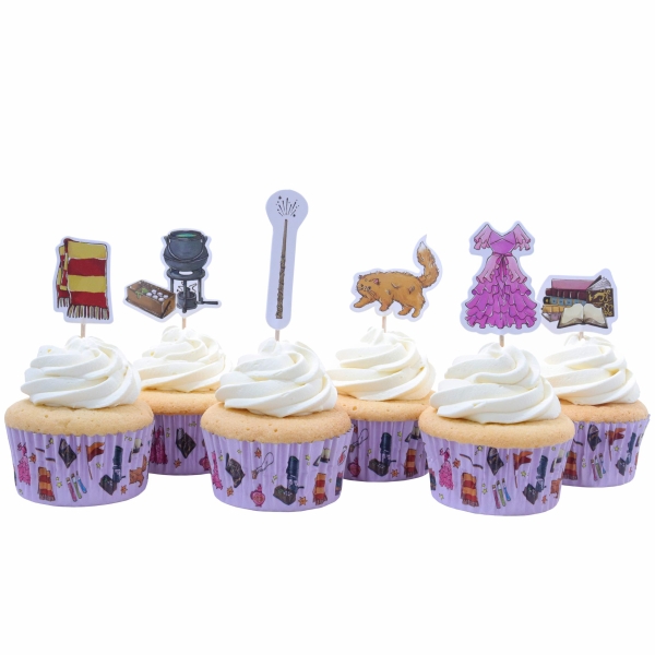 Harry Potter Cupcake Cases & Topper Set of 24 - Hermione Granger